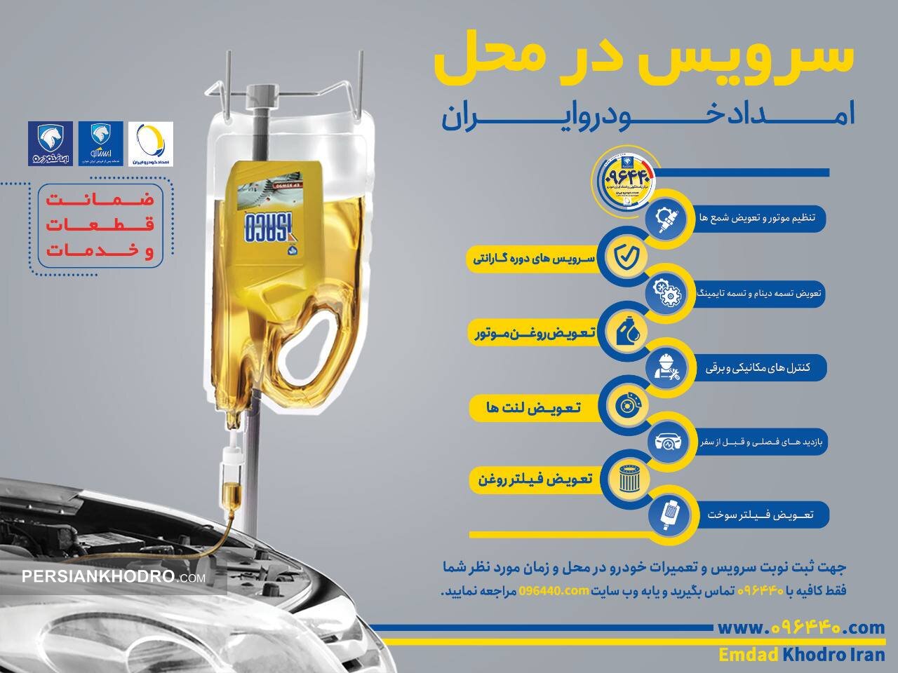 رفع عیوب محصولات ایران خودرو در محل و زمان دلخواه میسر شد (+نحوه استفاده)