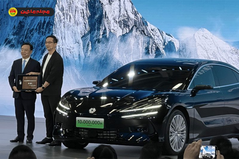 BYD به تولید ۱۰ میلیون خودروی الکتریکی جدید رسید