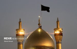 برگزاری مراسم تعویض پرچم گنبد حسینیه اعظم زنجان برگزاری مراسم تعویض پرچم گنبد حسینیه اعظم زنجان